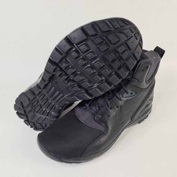 Nike Koth Ultra Mid Mens Shoes Boots Trainers Leather Black - Picture 10 of 12